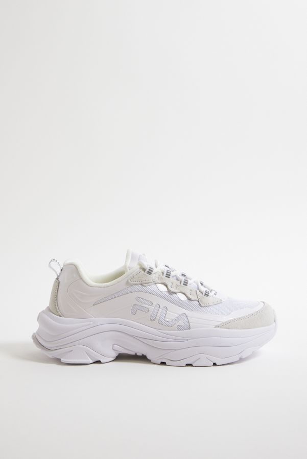 Slide View: 5: Fila White Alpha Ray Linear Trainers