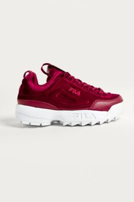 fila shoes disruptor red