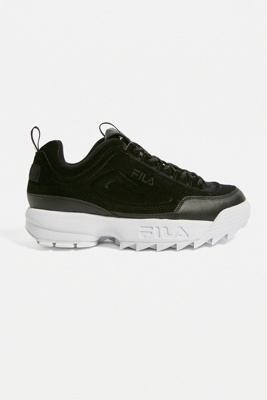 fila trainers disruptor black