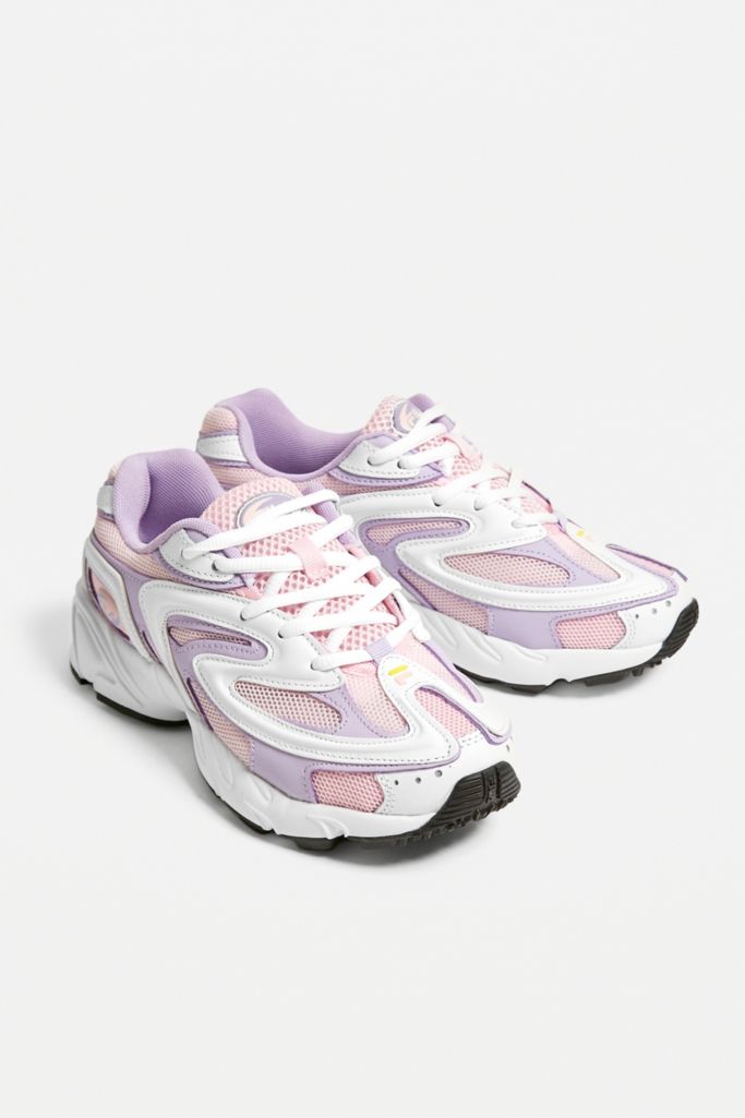 junior pink fila trainers