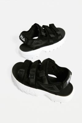 fila disruptor taping platform sandal