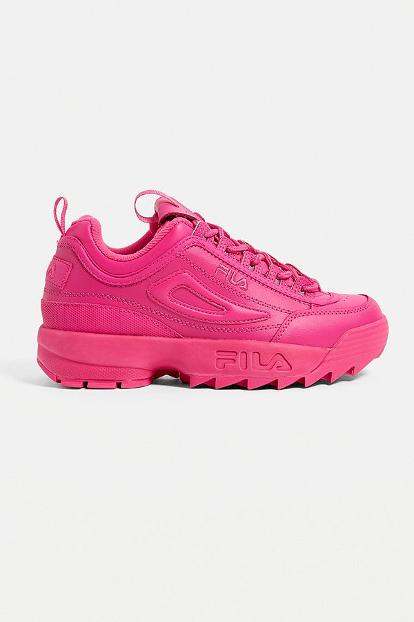FILA Disruptor Premium Pink Trainers | Urban Outfitters UK