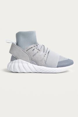 adidas originals tubular doom sock primeknit trainers in grey