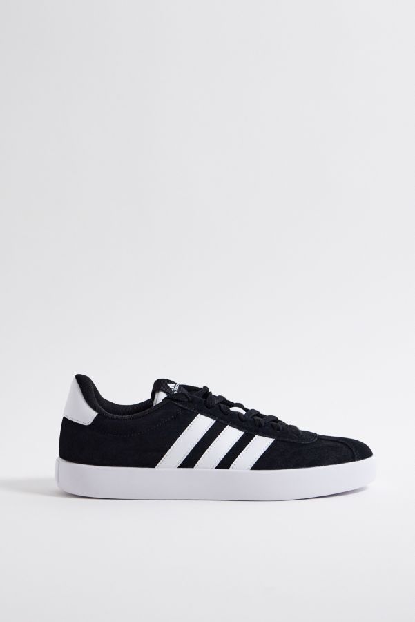 Slide View: 4: adidas Black & White VL Court 3.0 Trainers