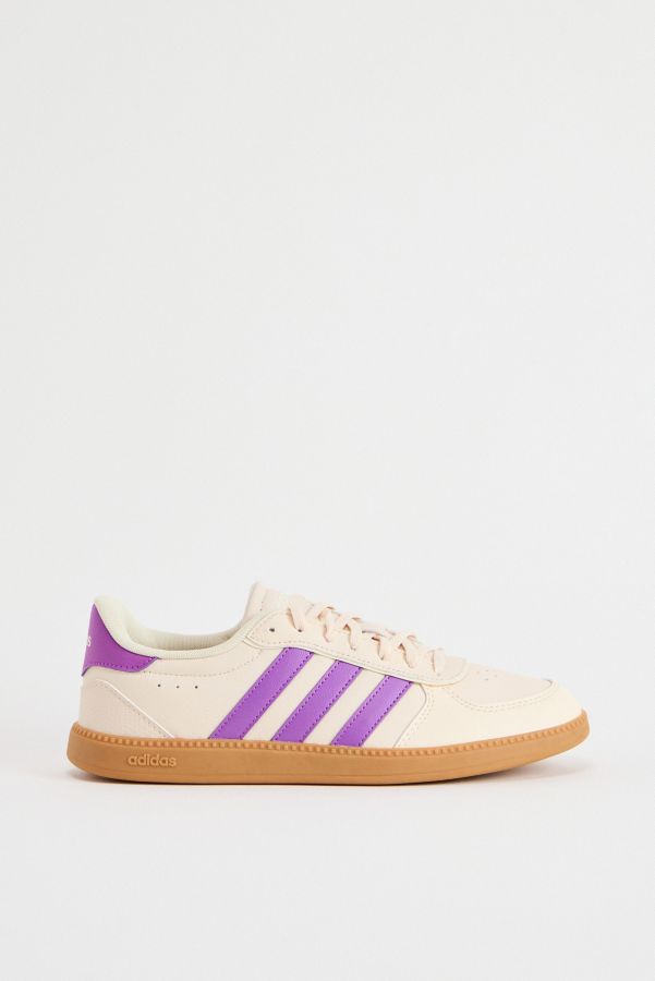 Slide View: 4: Baskets adidas Breaknet Crème & Violettes