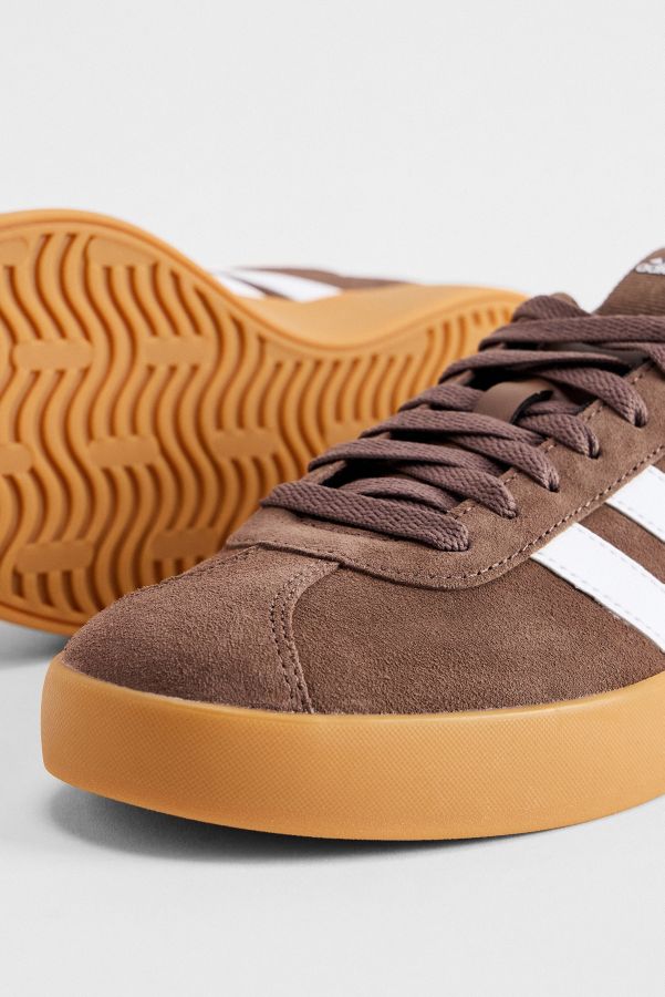 Slide View: 4: adidas Brown VL Court 3.0 Trainers