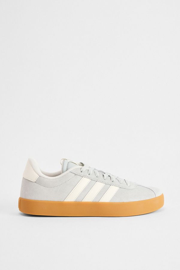 Slide View: 3: adidas Grey VL Court 3.0 Trainers