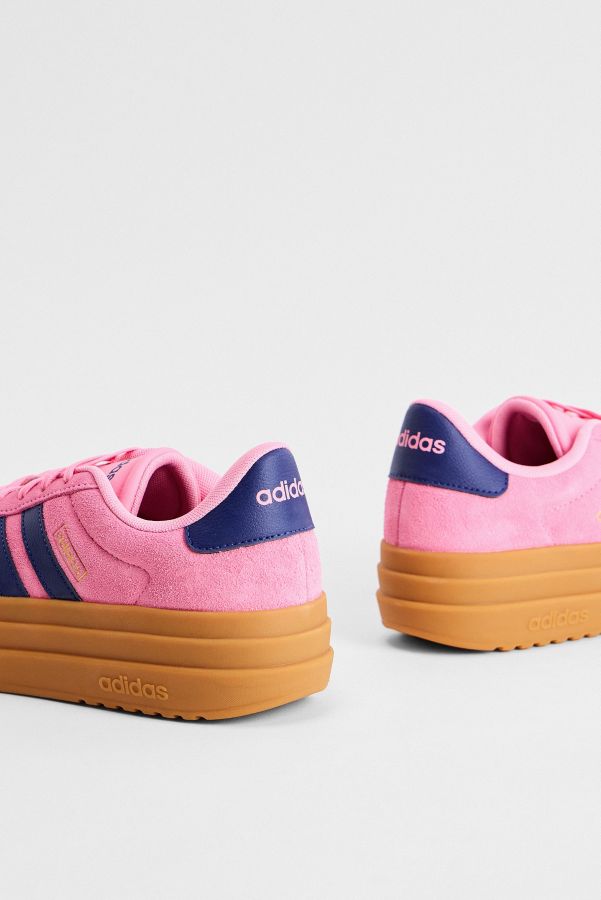 Slide View: 5: adidas Pink VL Court Bold Trainers