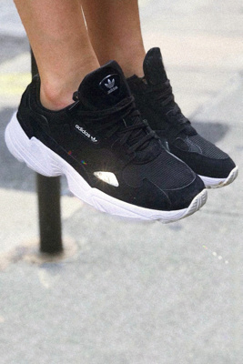 adidas black falcon
