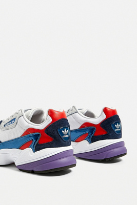 adidas falcon rouge et bleu