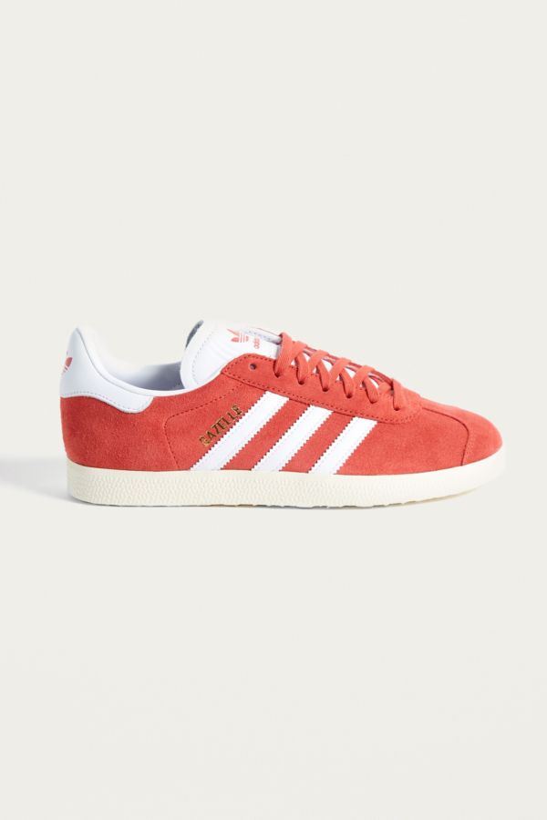adidas Originals Gazelle Red Trainers | Urban Outfitters UK