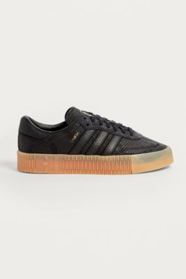 adidas originals sambarose black trainers