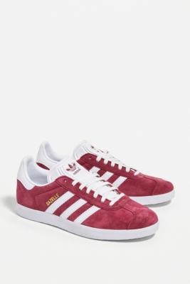 adidas originals burgundy trainers