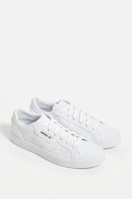 adidas originals sleek white trainers