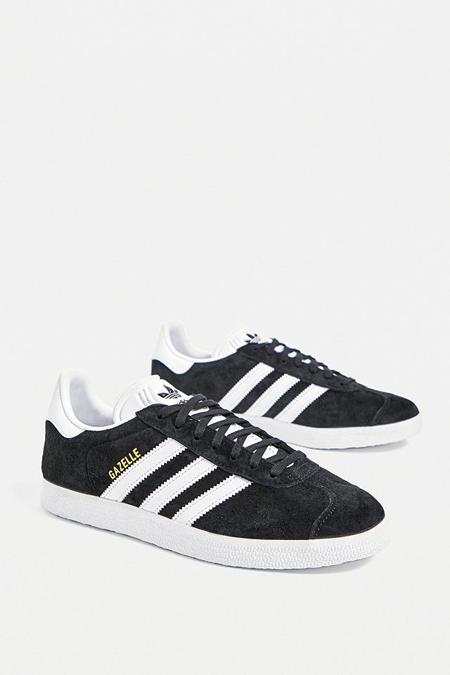 adidas Originals Black Suede Gazelle Trainers adidas Originals Black Suede Gazelle Trainers