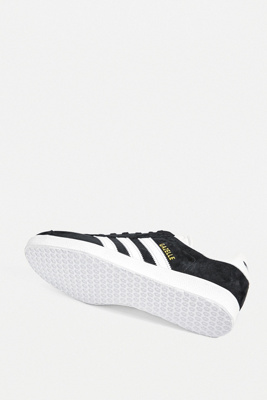 adidas originals black suede gazelle trainers
