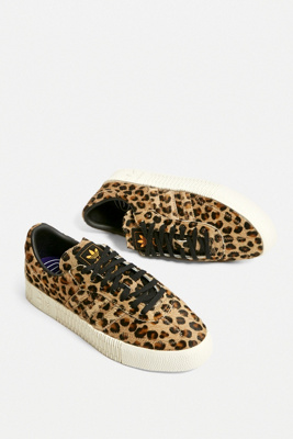 adidas sambarose leopard