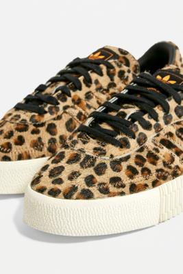 adidas samba rose leopard print