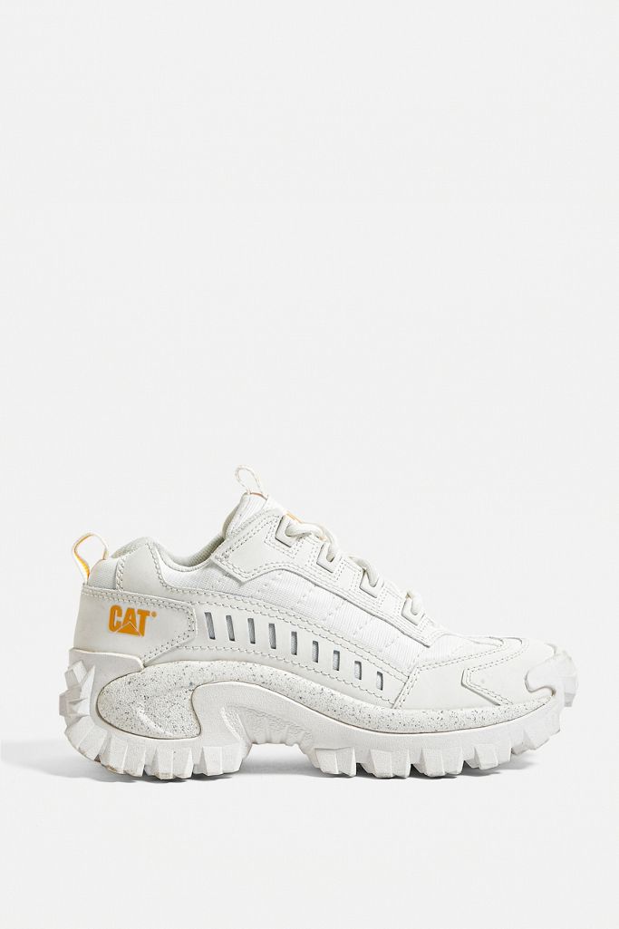 CAT Footwear Intruder Triple White Trainers Urban Outfitters UK