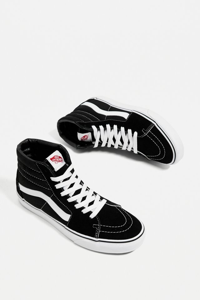 Vans Black & White Sk8Hi Trainers Urban Outfitters UK