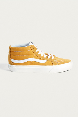 vans yellow leather