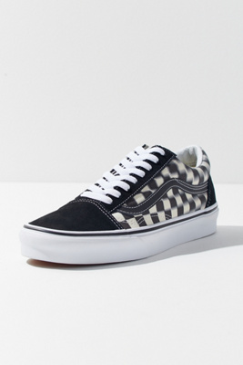 vans damier noir et blanc