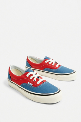 vans bleu et rouge
