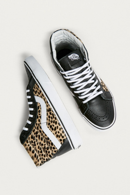 vans sk8 hi reissue leopard