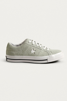 converse one star suede grey