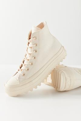 Converse Chuck Taylor All Star Lift Ripple Ivory High Top Trainers