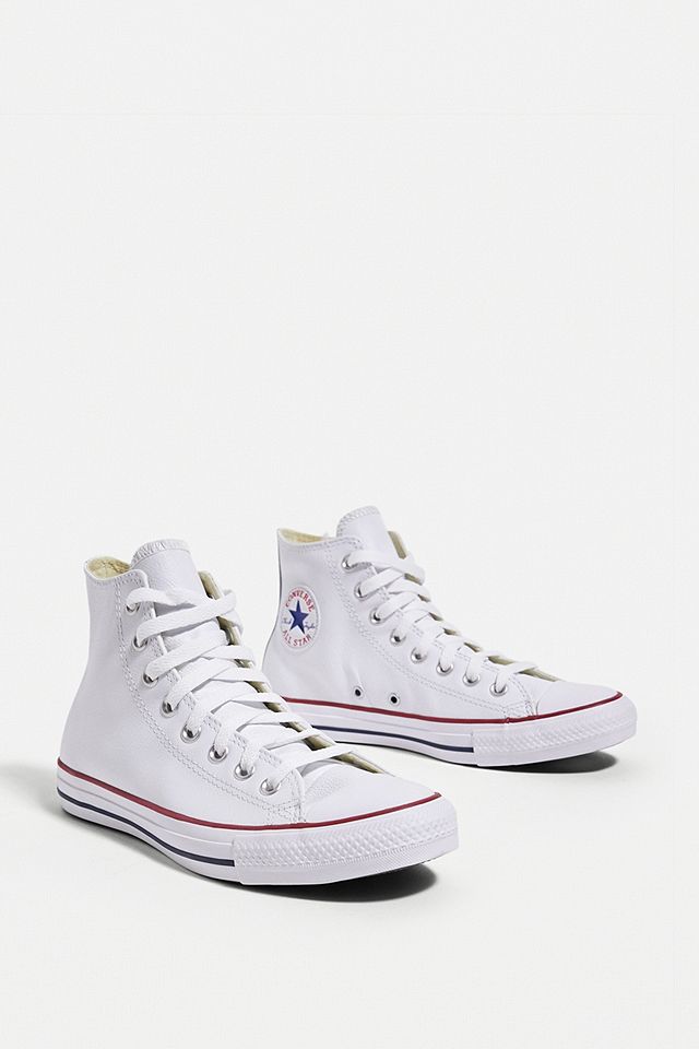 Converse Chuck Taylor All Star White Leather Trainers | Urban Outfitters UK