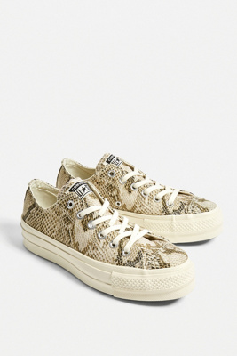 converse snake print high top sneaker