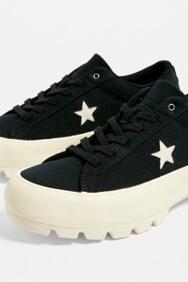 one star lugged platform low top