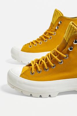 converse yellow boots