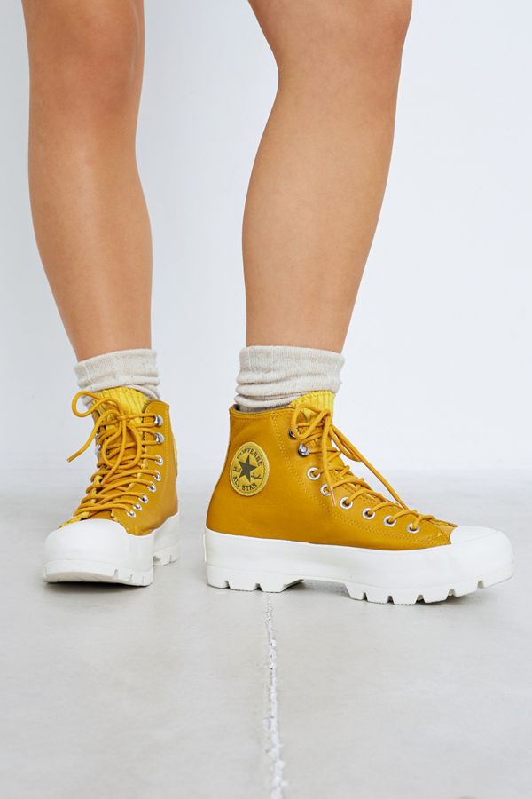 converse compensée jaune