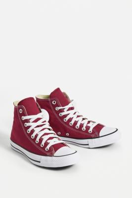 converse maroon trainers