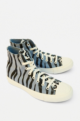 zebra print converse high tops
