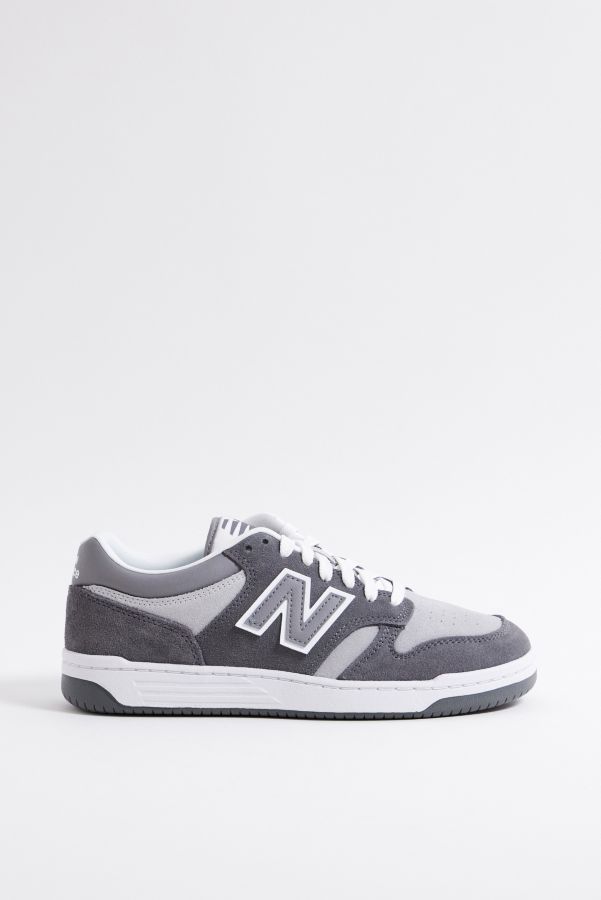 Vista diapositiva: 4: New Balance Grey 480 Trainers