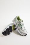 Thumbnail View 1: New Balance White & Green 530 Trainers