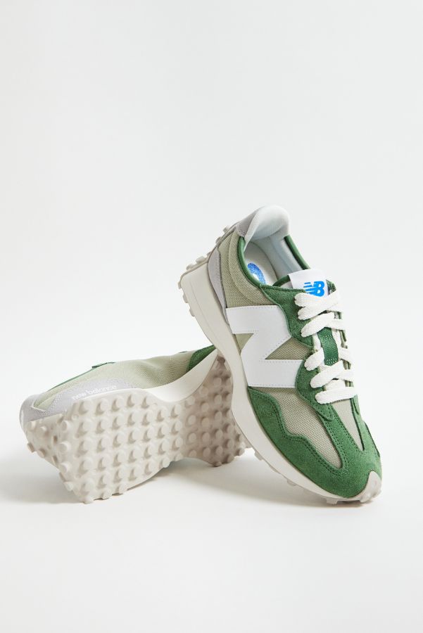 Slide View: 2: New Balance Grün 327 Turnschuhe