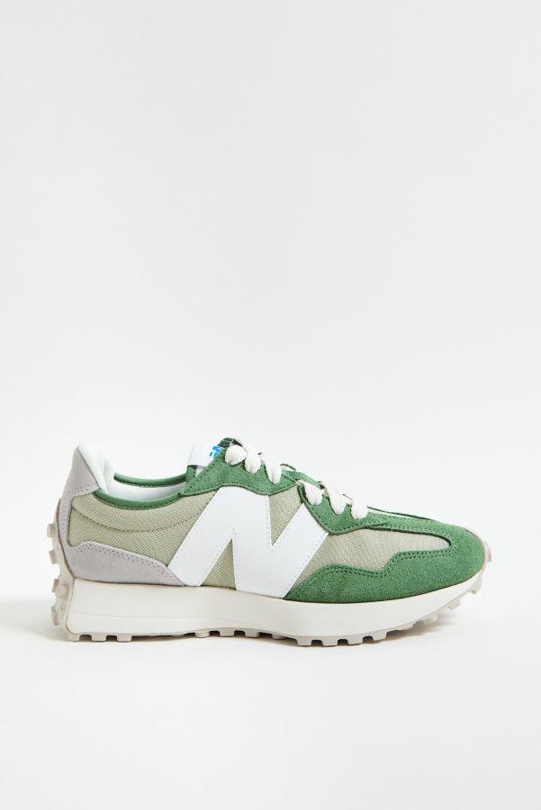 Slide View: 3: New Balance Grün 327 Turnschuhe