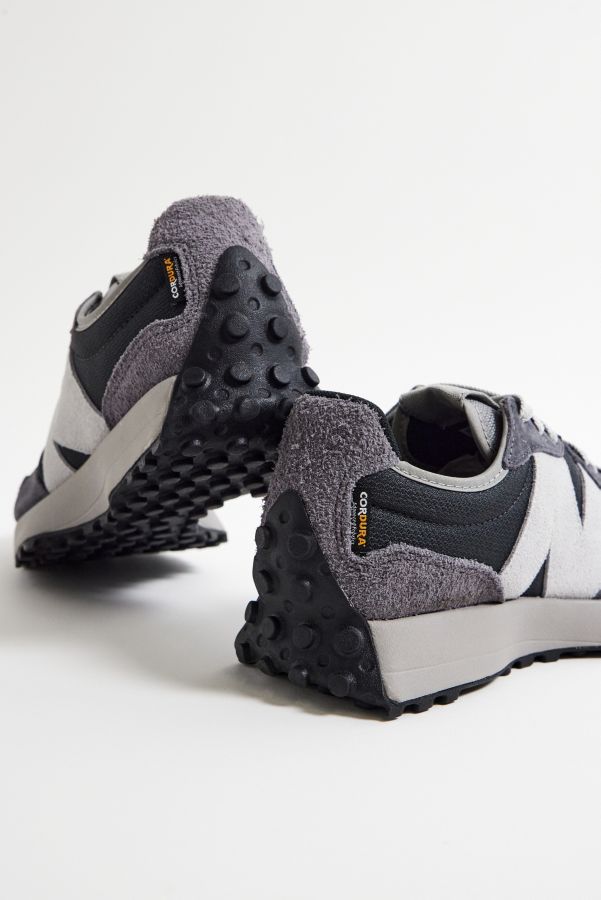 Slide View: 4: New Balance Charcoal 327 Trainers