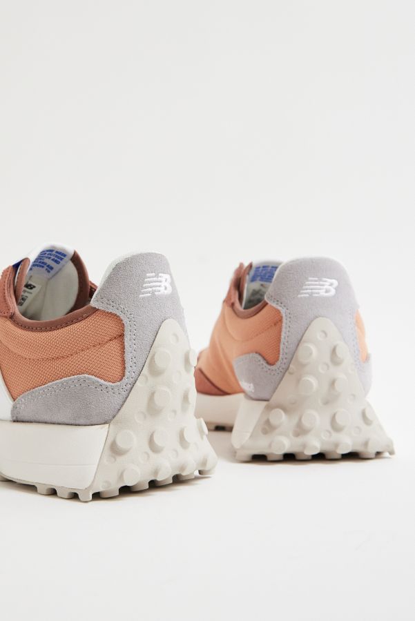 Slide View: 4: New Balance Sparrow Orange 327 Turnschuhe