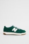 Thumbnail View 3: New Balance Green 480 Suede Trainers