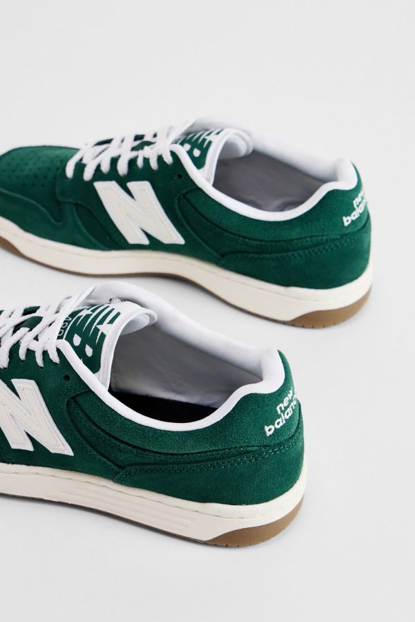 Slide View: 5: New Balance Green 480 Suede Trainers