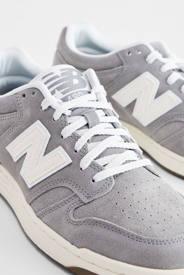 Vista de diapositivas: 4: Zapatillas New Balance 480 de Gamuza Gris