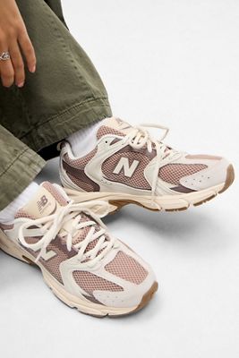 New Balance Beige & Brown 530 Trainers
