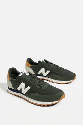 green new balance trainers