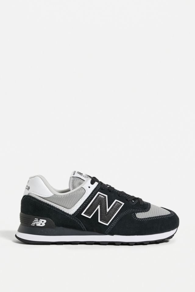 New Balance 574 Black & Grey Trainers | Urban Outfitters UK