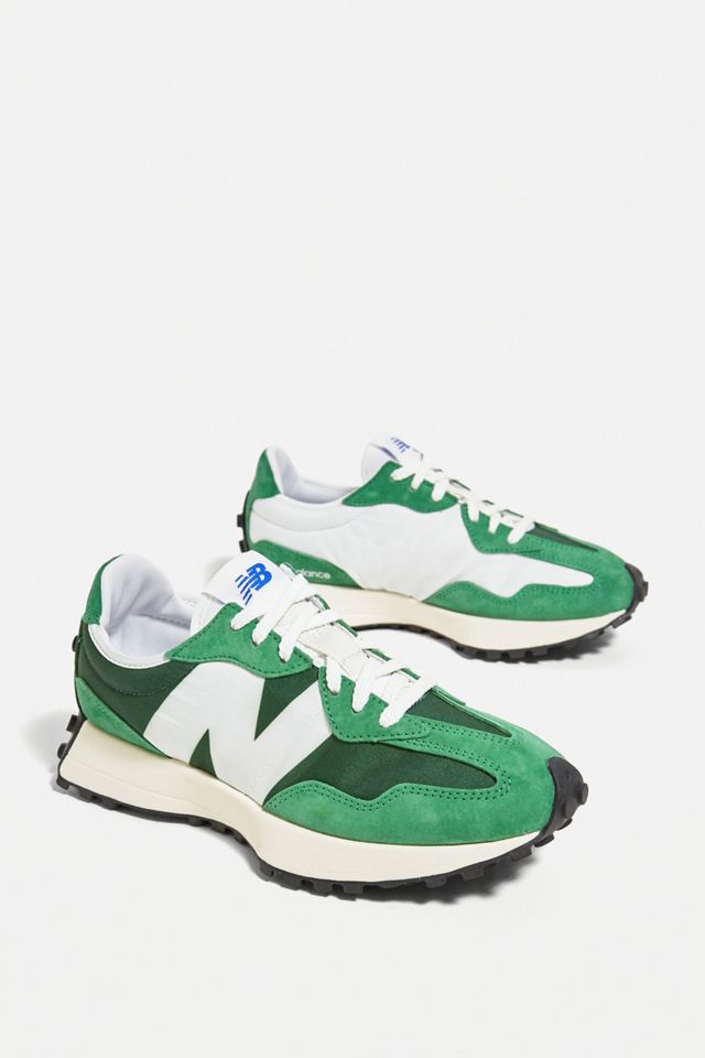 New Balance 327 Green & White Trainers | Urban Outfitters UK